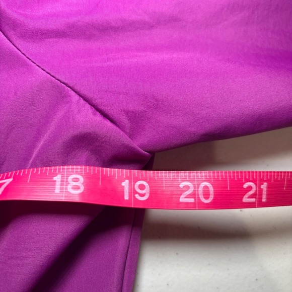 Gerry Fuchsia‎ Hot Pink Full Zip Hooded Raincoat Jacket Medium Zipped Pockets - Picture 11 of 14